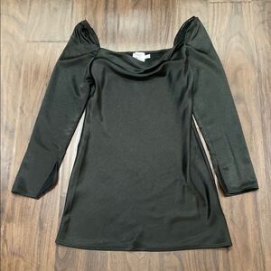 Princess Polly Black Long Sleeve Dress